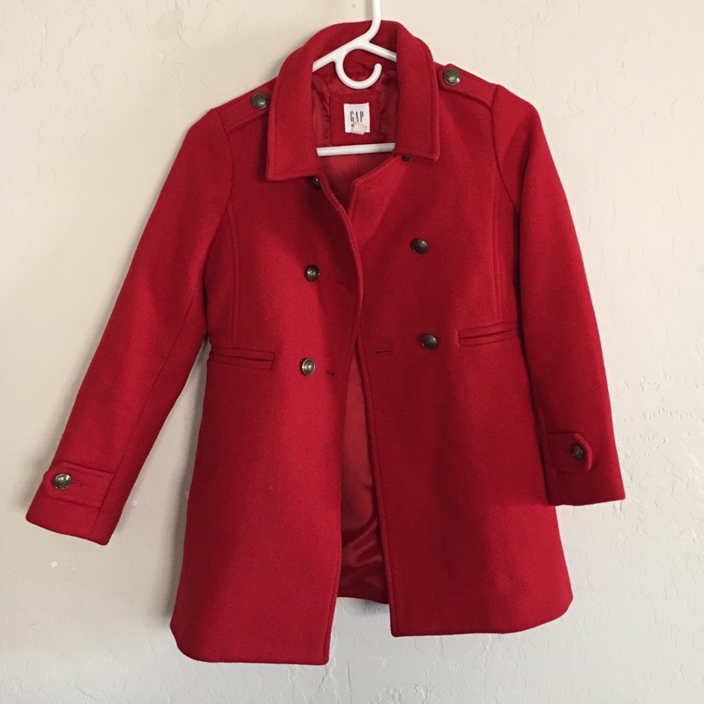 Girls wool peacoat